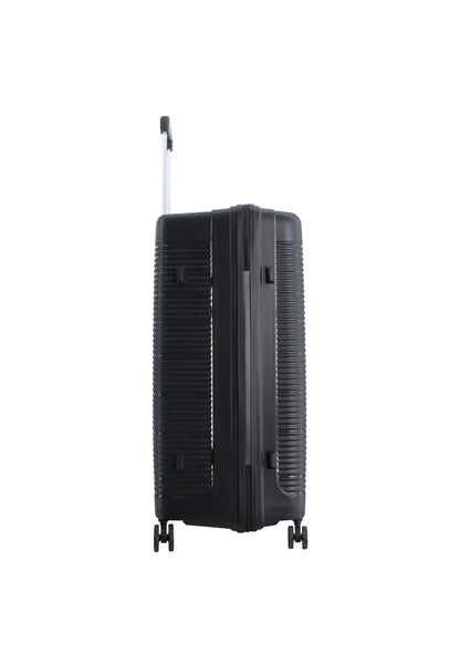Saxoline Blue Overly Harde koffer / Trolley / Reiskoffer - (Large) - Zwart