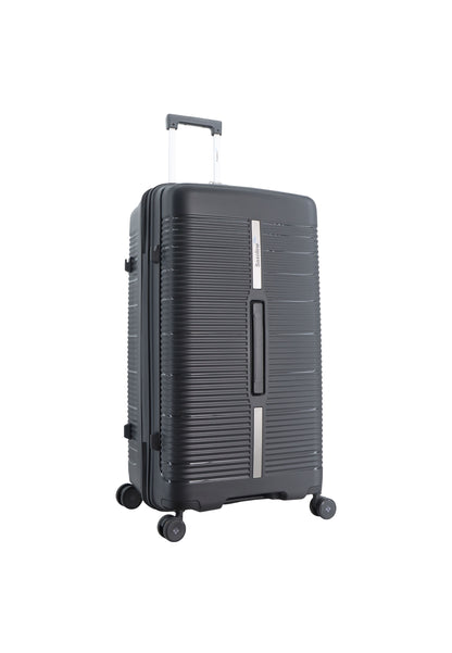 Saxoline Blue Overly Harde koffer / Trolley / Reiskoffer - (Large) - Zwart