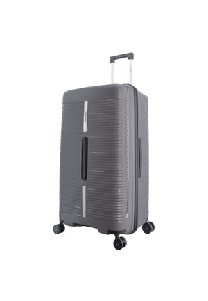 Saxoline Blue Overly Harde koffer / Trolley / Reiskoffer - (Large) - Zilver