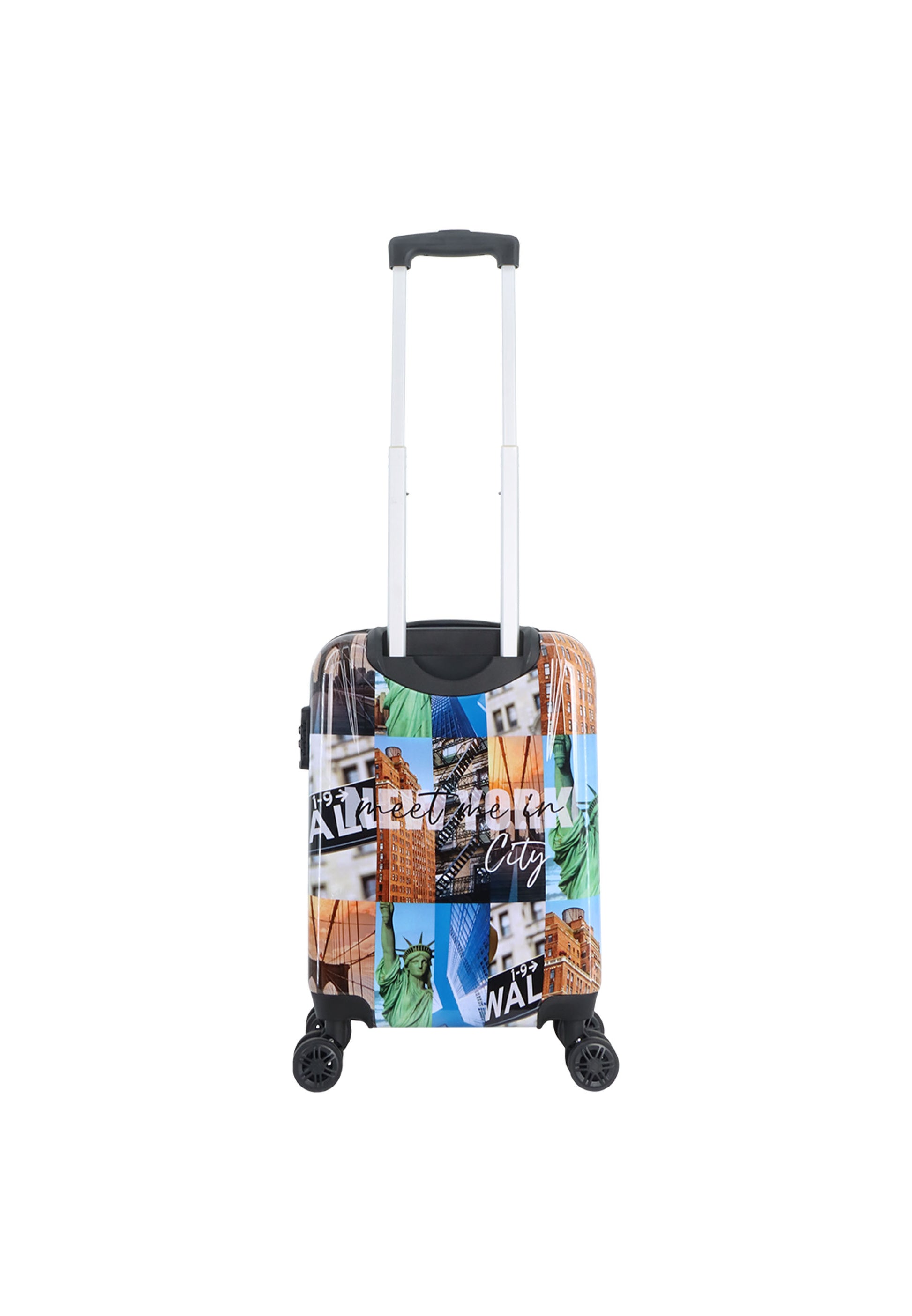 Ssaxoline The Big Apple Handbagage harde koffer / Trolley / Reiskoffer - (Small) Printed