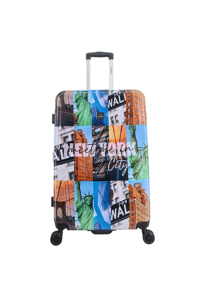 Ssaxoline The Big Apple Harde koffer / Trolley / Reiskoffer - (Large) Printed