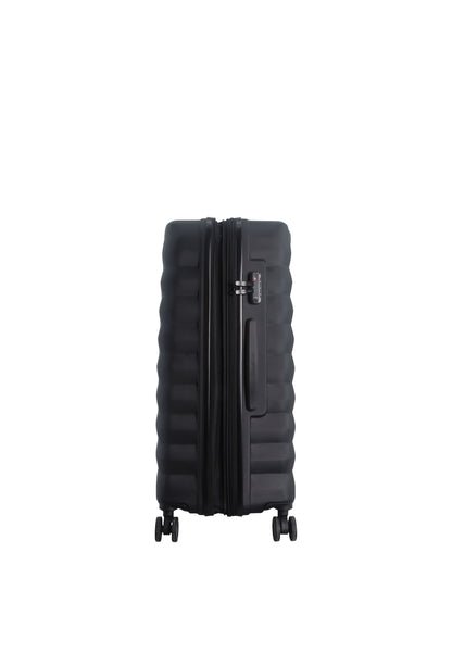 Saxoline - Flux | Valise rigide / Trolley / Valise de voyage - (Moyen) Noir