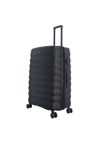 Saxoline - Flux | Valise rigide / Trolley / Valise de voyage - (Moyen) Noir