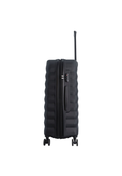 Saxoline - Flux | Valise rigide / Trolley / Valise de voyage - (Moyen) Noir