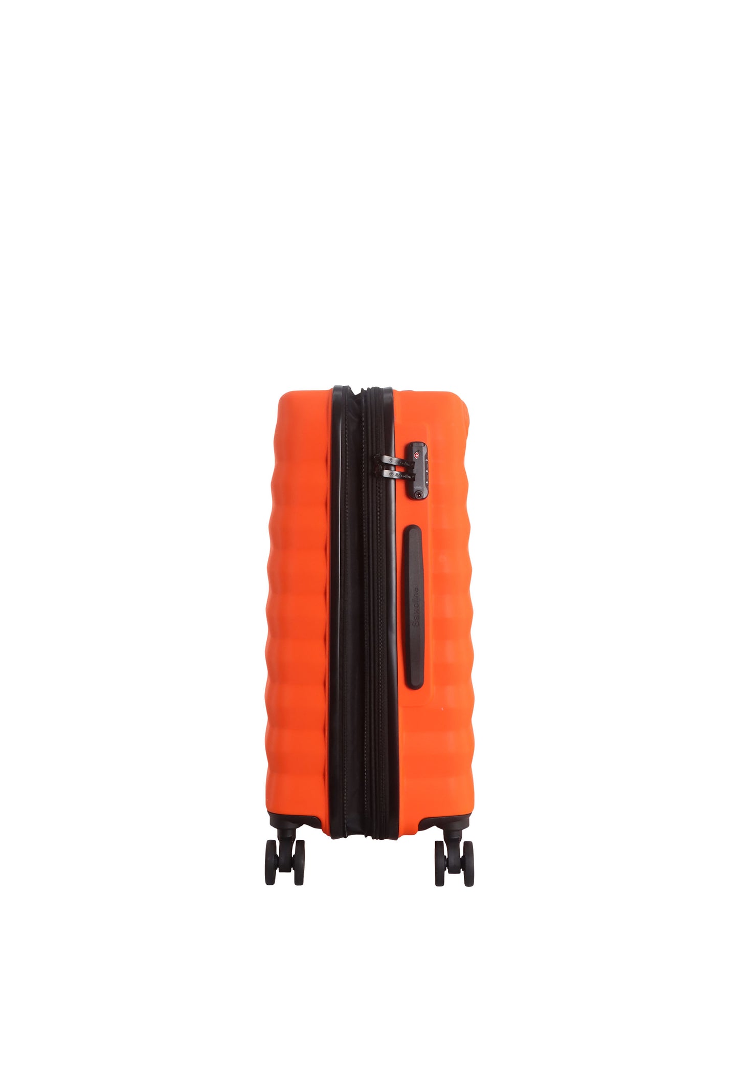 Saxoline - Flux | Valise rigide / Trolley / Valise de voyage - (Moyenne) Orange