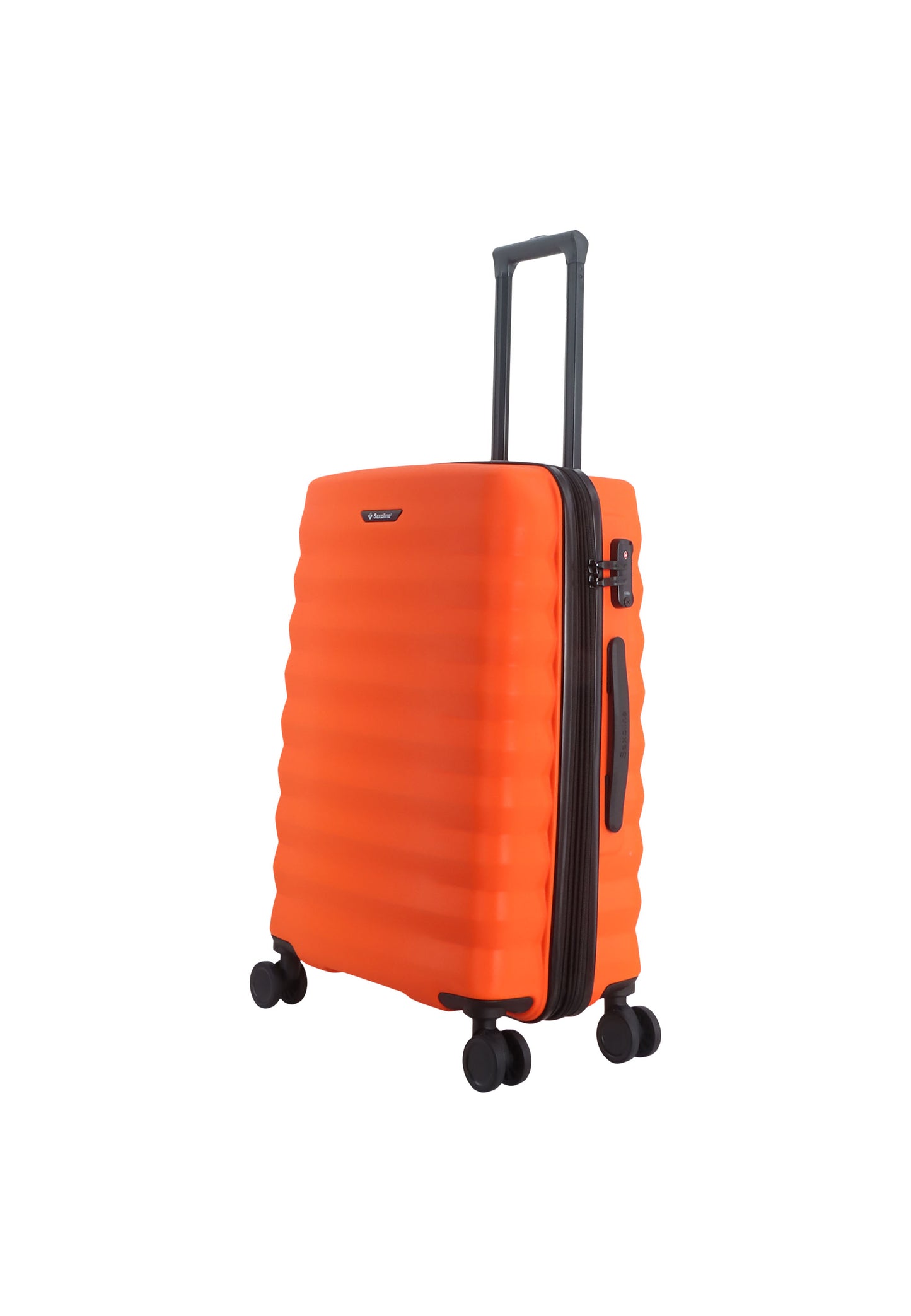 Saxoline - Flux | Valise rigide / Trolley / Valise de voyage - (Moyenne) Orange