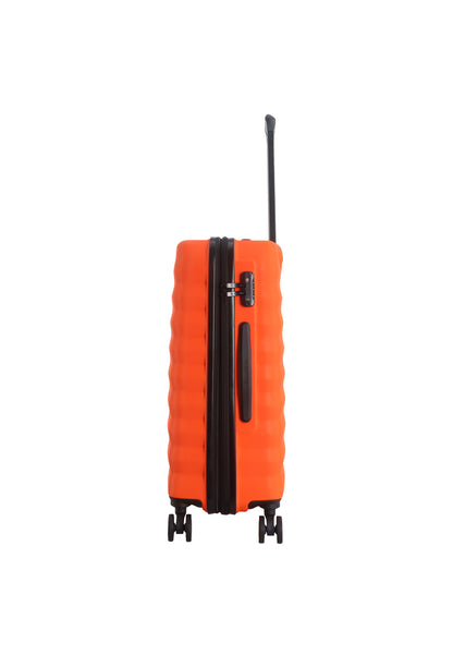 Saxoline - Flux | Valise rigide / Trolley / Valise de voyage - (Moyenne) Orange