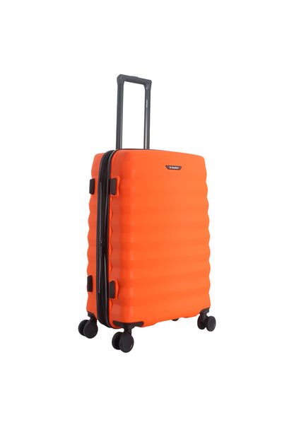 Saxoline - Flux | Valise rigide / Trolley / Valise de voyage - (Moyenne) Orange