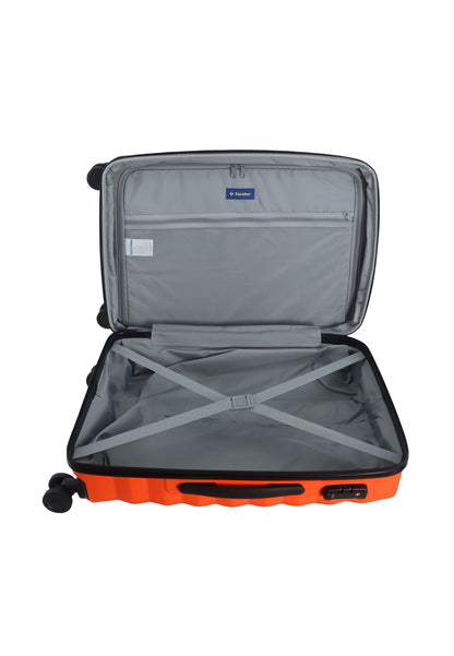 Saxoline - Flux | Valise rigide / Trolley / Valise de voyage - (Moyenne) Orange