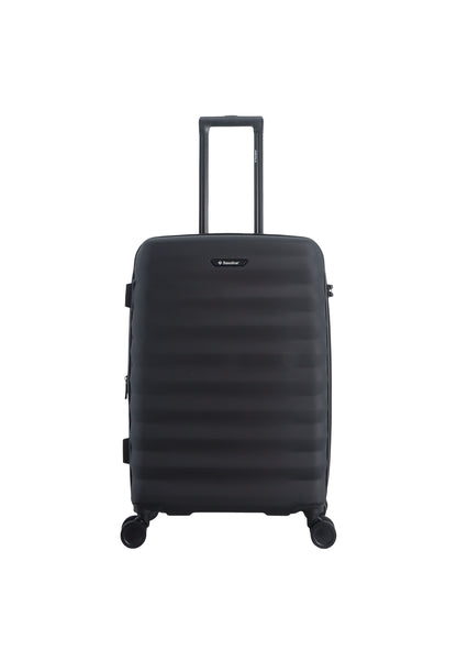 Saxoline - Flux | Valise rigide / Trolley / Valise de voyage - (Grande) Noir