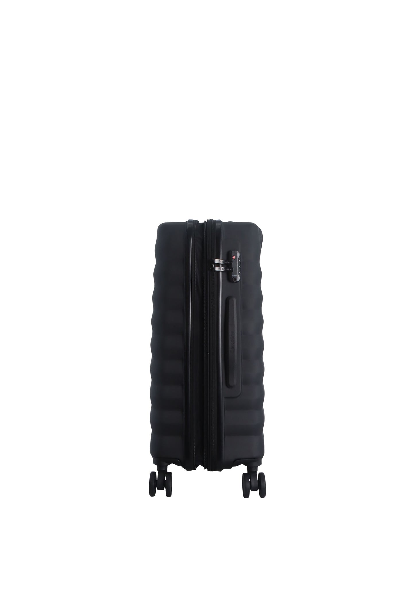 Saxoline - Flux | Valise rigide / Trolley / Valise de voyage - (Grande) Noir