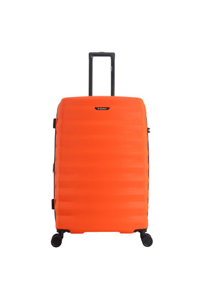 Oranje Saxoline koffer, een knaller voor de vakantie