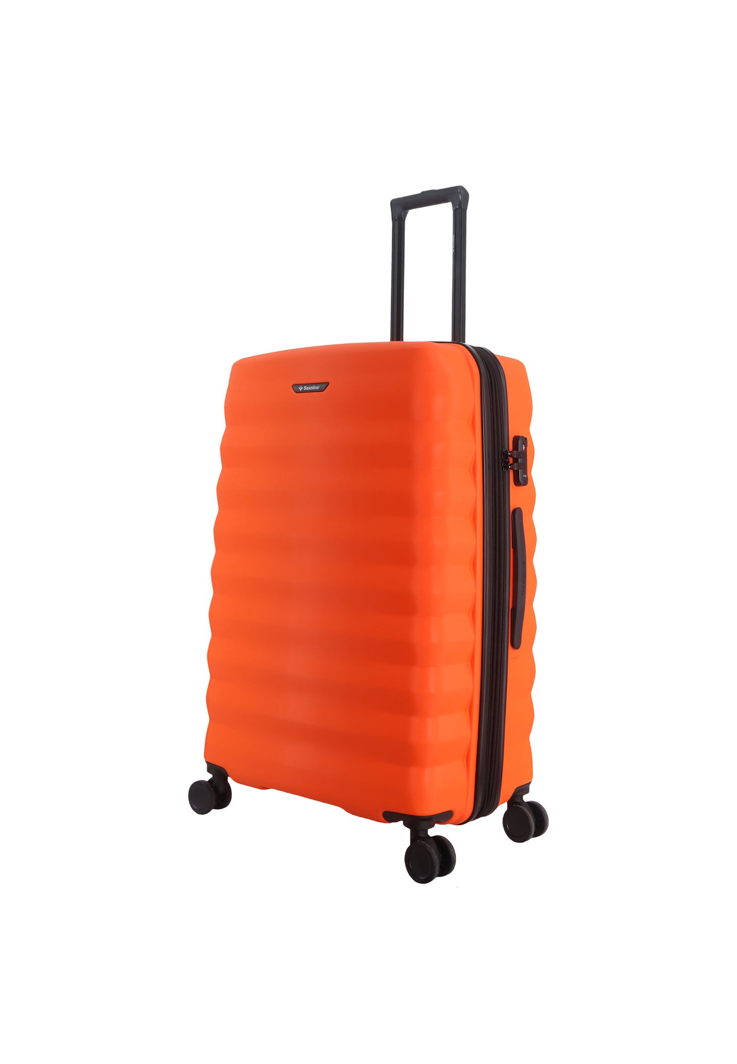 Saxoline - Flux | Valise rigide / Trolley / Valise de voyage - (Grande) Orange