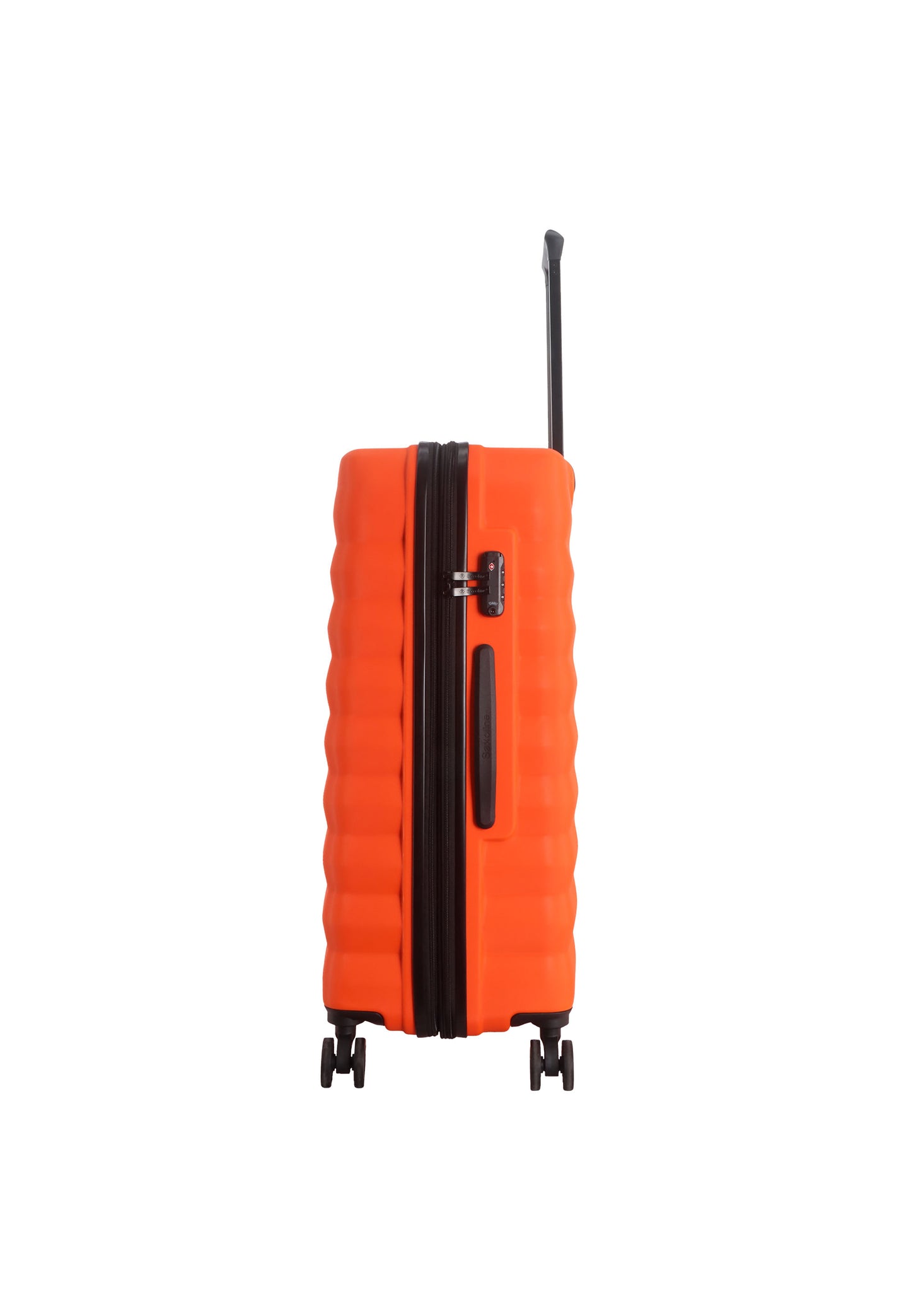 Saxoline - Flux | Valise rigide / Trolley / Valise de voyage - (Grande) Orange