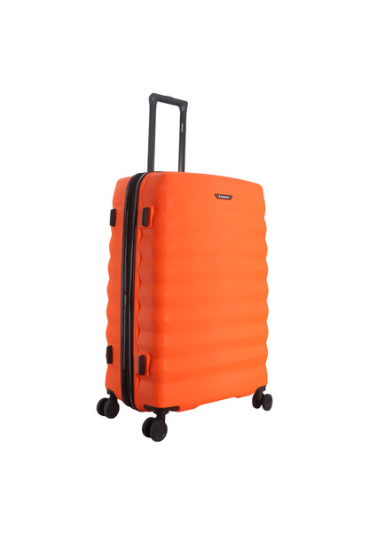 Saxoline - Flux | Valise rigide / Trolley / Valise de voyage - (Grande) Orange