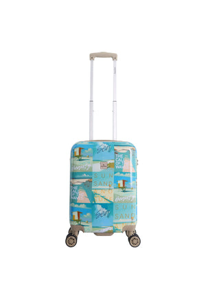 Ssaxoline Coastal Beauty Handbagage harde koffer / Trolley / Reiskoffer - (Small) Printed