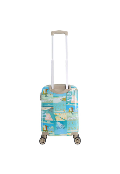 Ssaxoline Coastal Beauty Handbagage harde koffer / Trolley / Reiskoffer - (Small) Printed