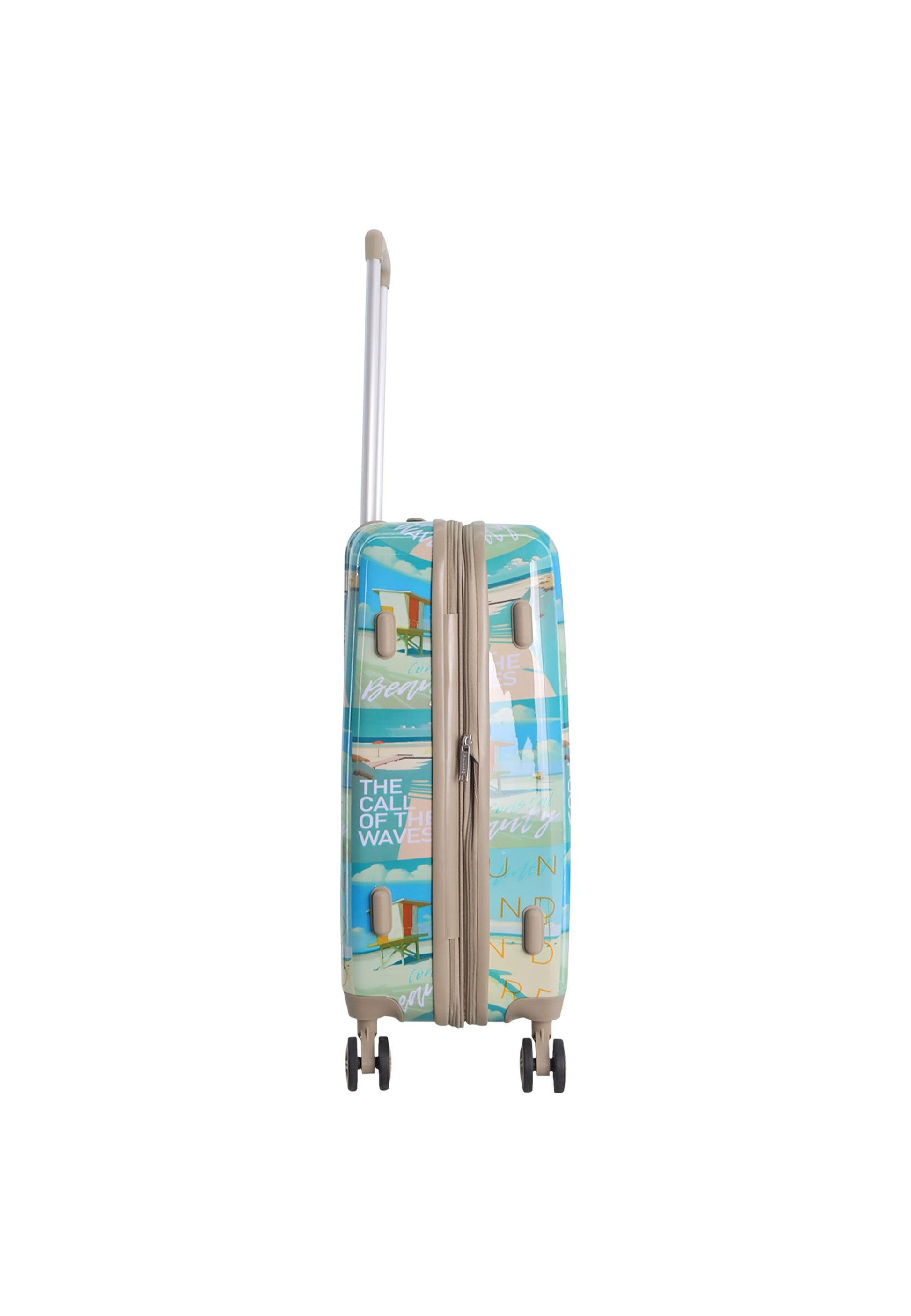 Ssaxoline Coastal Beauty Harde koffer / Trolley / Reiskoffer - (Medium) Printed