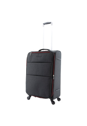 Saxoline Relax Red zipper zachte bagage Rieskoffer Medium