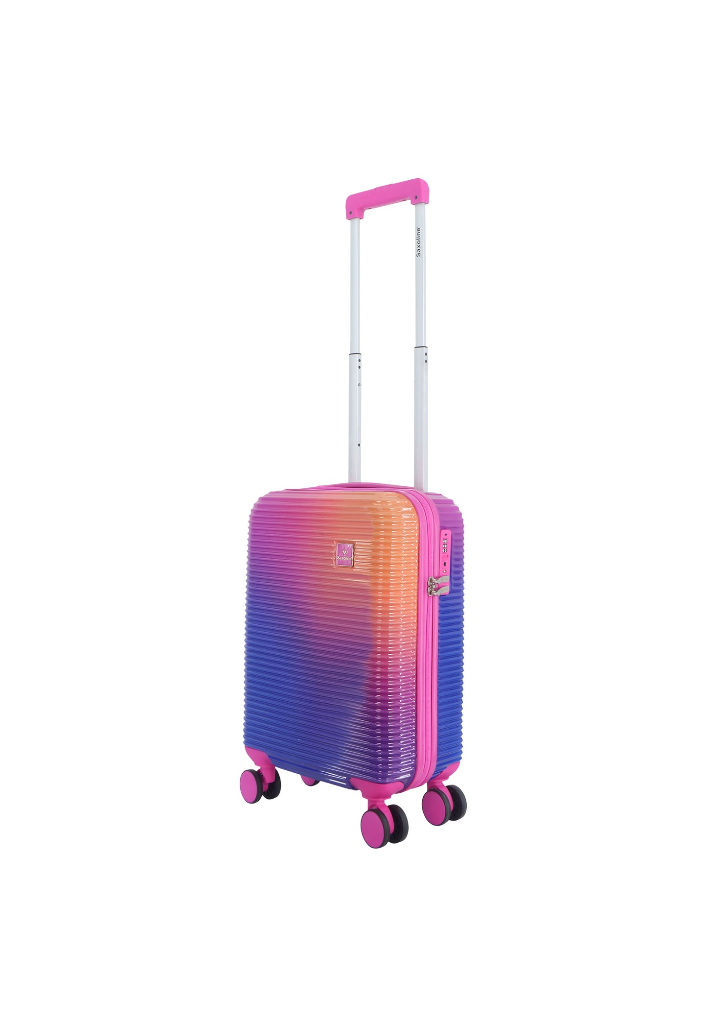 Saxoline Twist Harde Koffer Trolley Small | Fuchsia