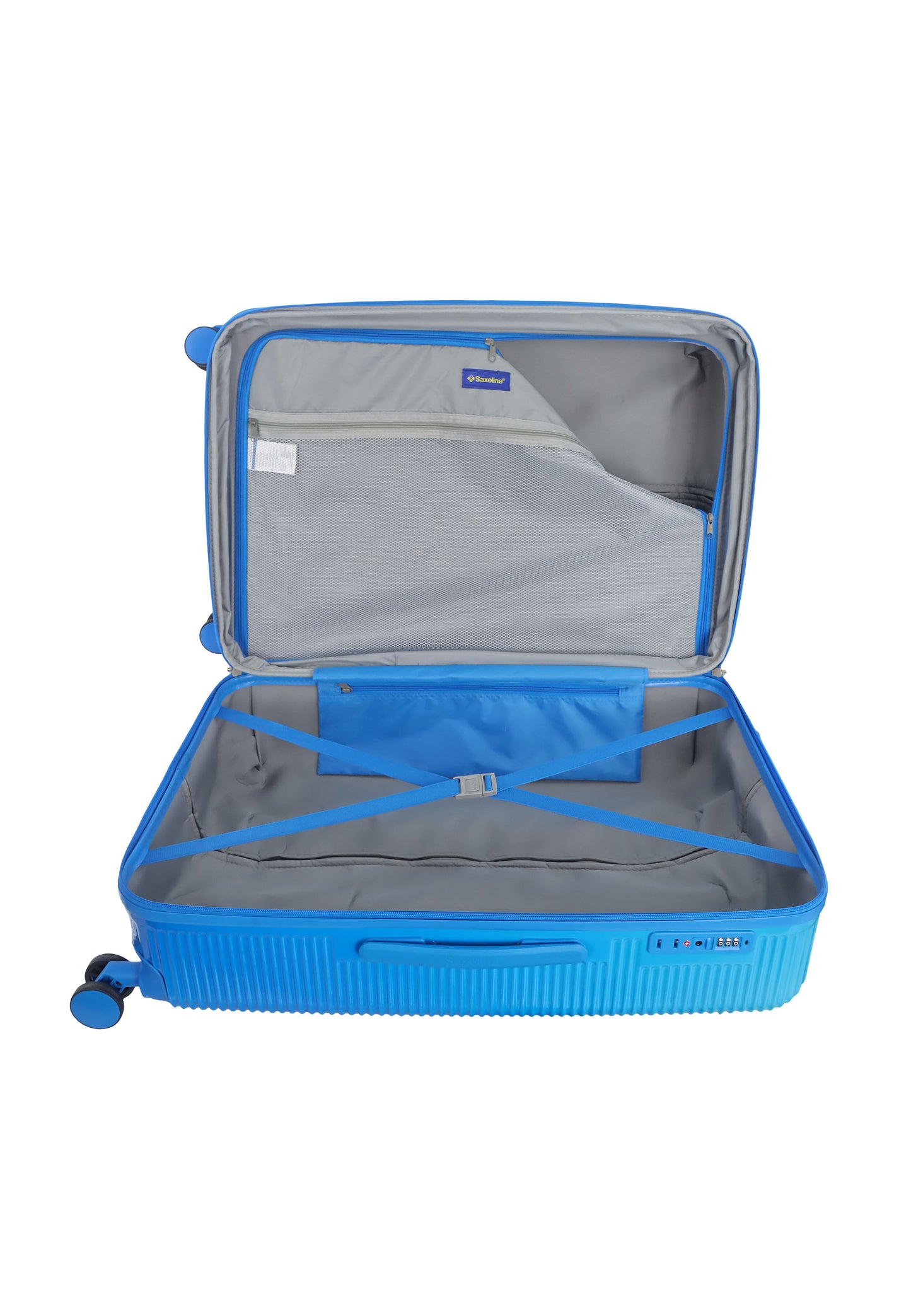 Saxoline Twist Harde Kofferset Trolley S/M/L | Blauw