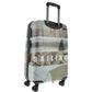 Saxoline Blue Harde Koffer / Trolley / Reiskoffer - 67 cm (Medium) - Sailing Print