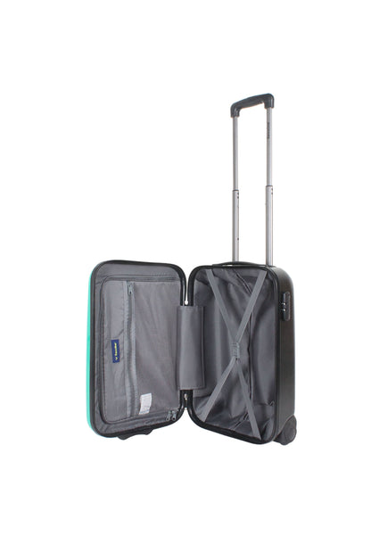 Valise rigide pour bagage à main Saxoline / Trolley / Valise de voyage - 55 cm (Petite) - Impression casque