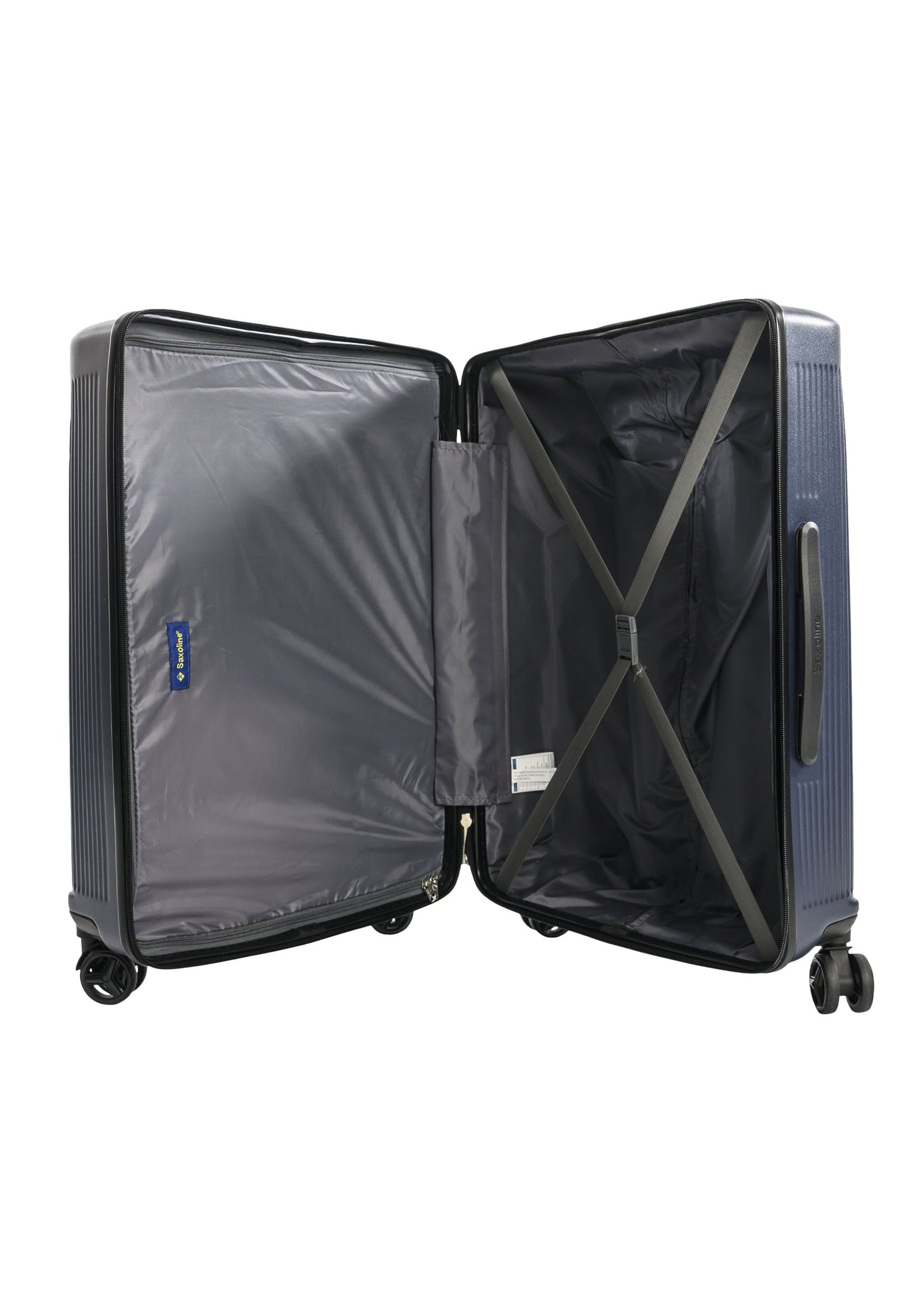 Saxoline Valise Rigide / Trolley / Valise de Voyage - 76 cm (Large) - Algarve - Bleu