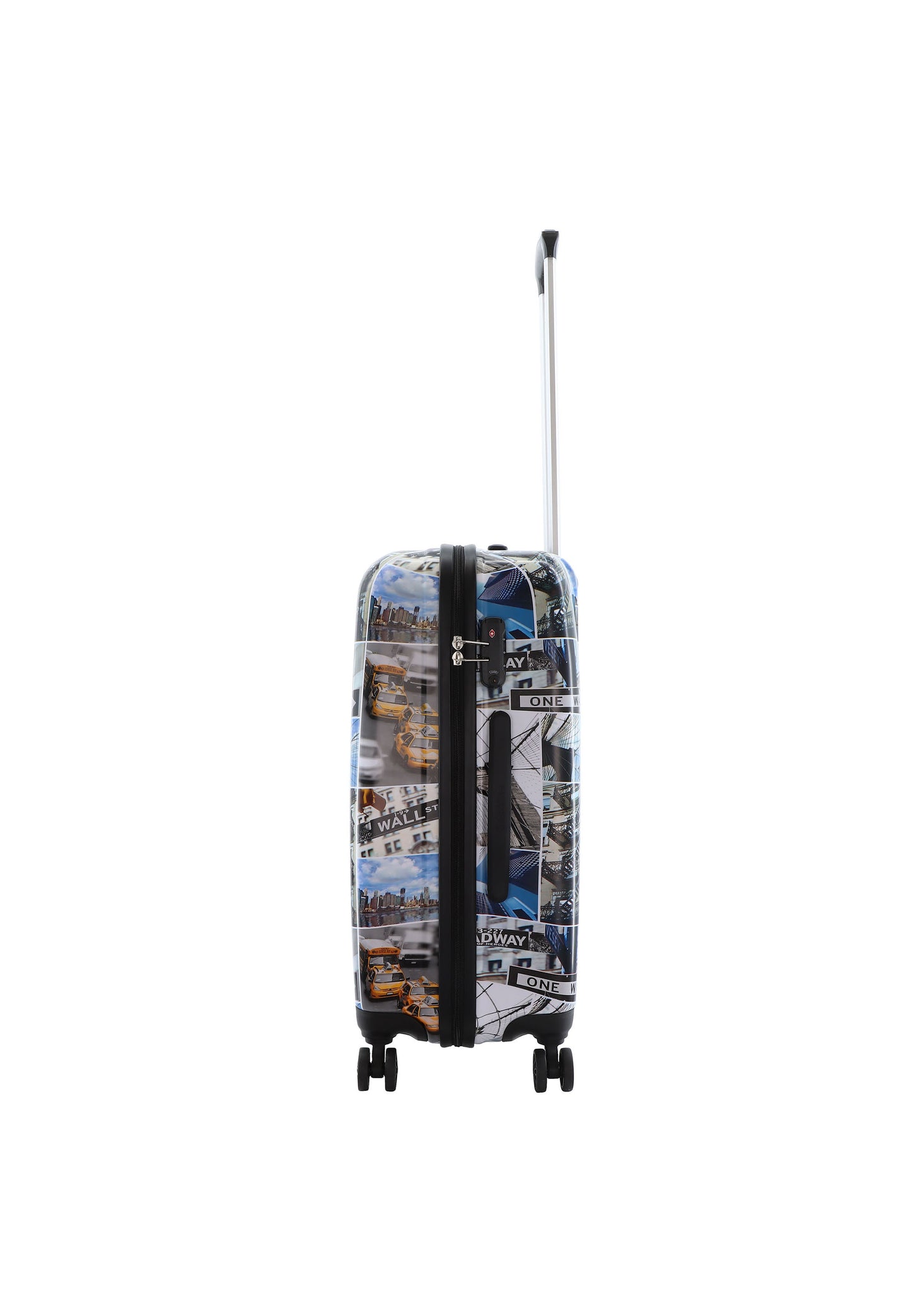 Saxoline Hard Case / Trolley / Travel Case - 67 cm (Moyen) - Brooklyn Print