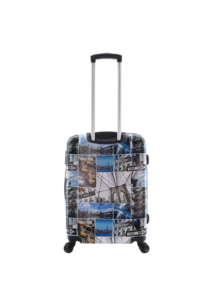 Saxoline Harde Koffer / Trolley / Reiskoffer - 67 cm (Medium) - Brooklyn Print