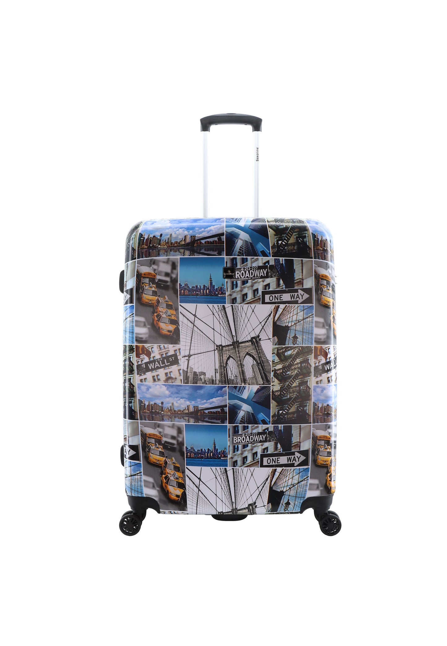 Saxoline Hard Case / Trolley / Travel Case - 77 cm (Large) - Brooklyn Print