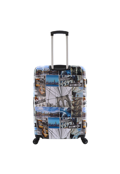 Saxoline Hard Case / Trolley / Travel Case - 77 cm (Large) - Brooklyn Print