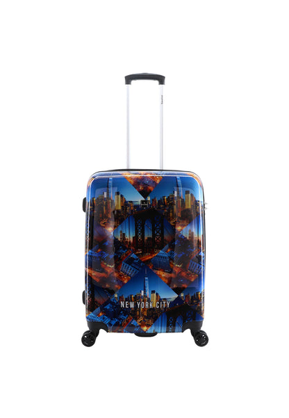 Saxoline Hard Case / Trolley / Travel Case - 64 cm (Moyen) - New York City Print