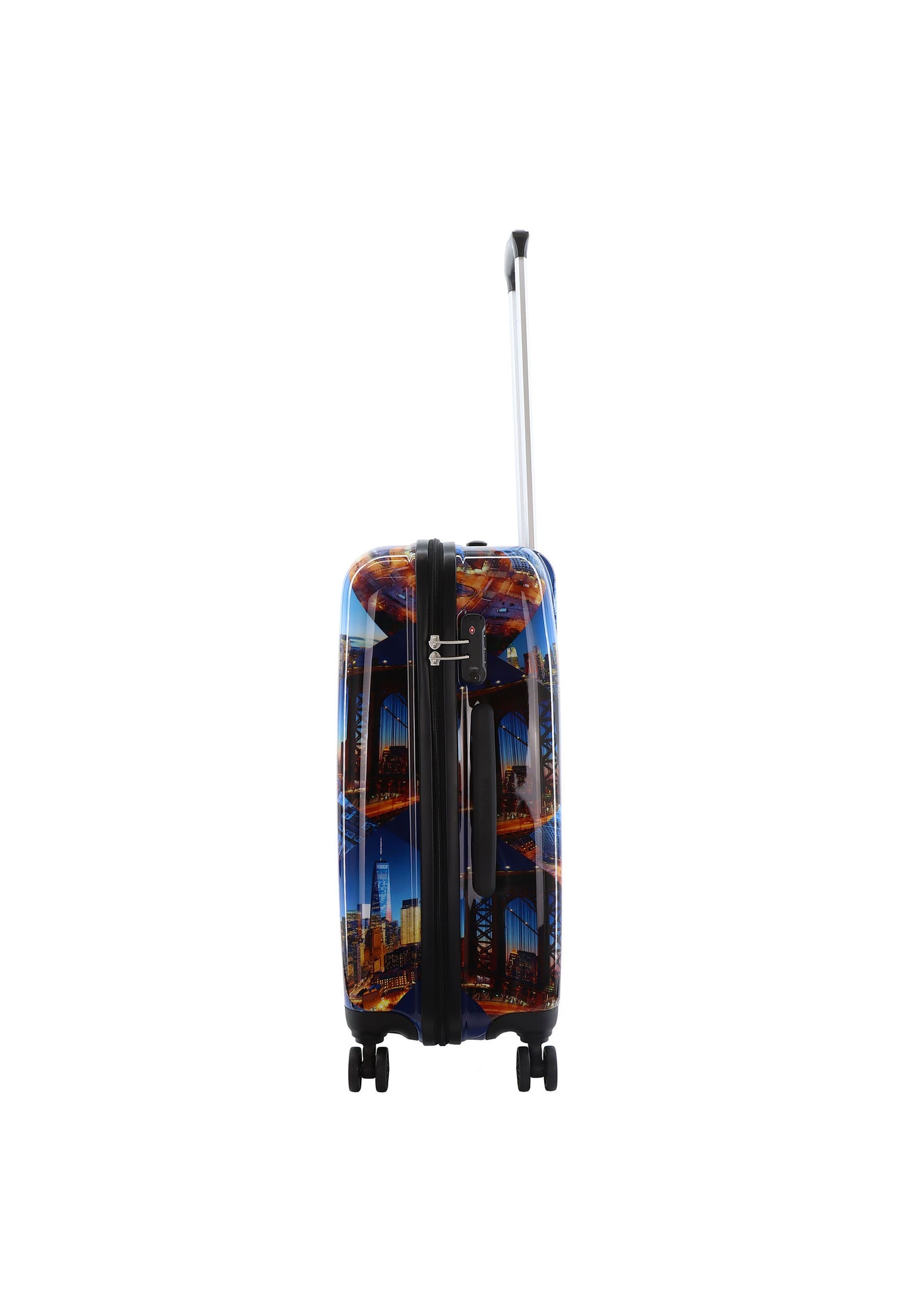 Saxoline Hard Case / Trolley / Travel Case - 64 cm (Moyen) - New York City Print