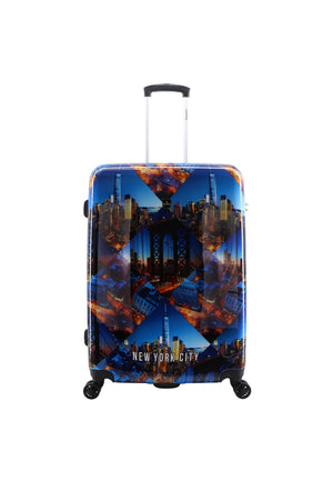 Saxoline Harde Koffer / Trolley / Reiskoffer - 74 cm (Large) - New York City Print