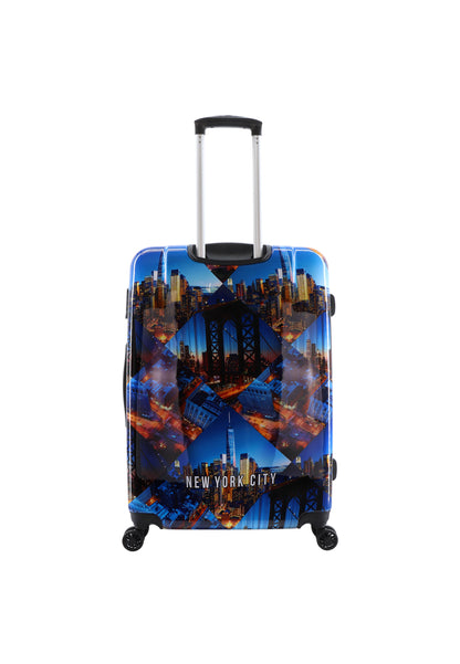 Saxoline Hard Case / Trolley / Travel Case - 74 cm (Large) - New York City Print