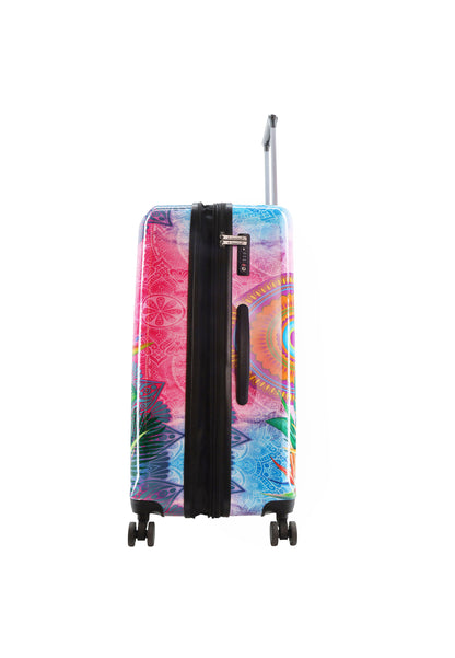 Ensemble de valises rigides bleu Saxoline / Ensemble trolley / Ensemble de valises de voyage - S/M/L - Butterfly Nature Print