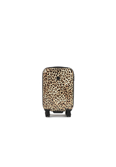 Saxoline Harde Kofferset 3-Delig / Reiskofferset / Trolleyset -  Leopard Print