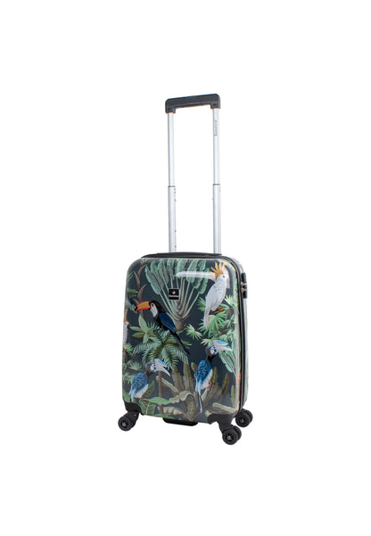 Saxoline Handbagage Harde Koffer / Trolley / Reiskoffer - 54cm (Small) - Toucan Print