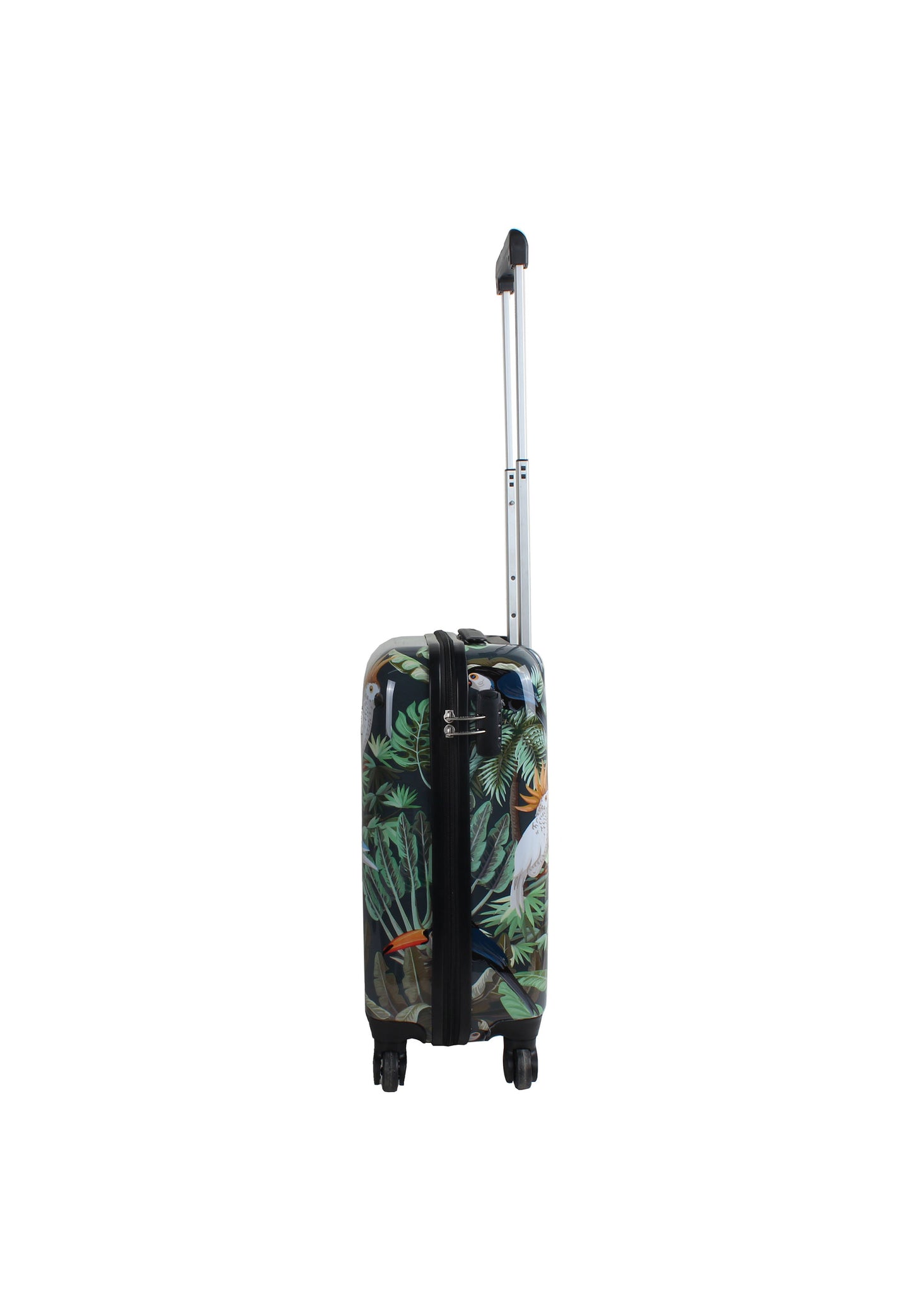 Saxoline Handbagage Harde Koffer / Trolley / Reiskoffer - 54cm (Small) - Toucan Print