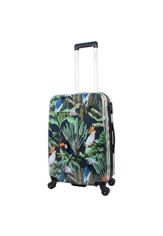 Saxoline Harde Koffer / Trolley / Reiskoffer - 67 cm (Medium) - Toucan Print