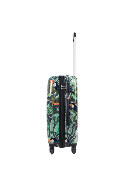 Saxoline Harde Koffer / Trolley / Reiskoffer - 67 cm (Medium) - Toucan Print