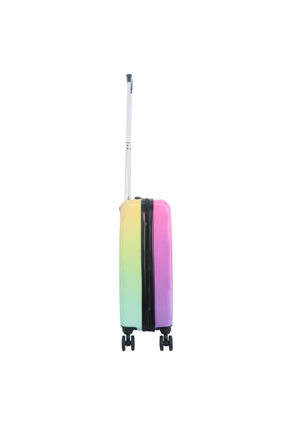 Saxoline Handbagage Harde Koffer / Trolley / Reiskoffer - 55cm (Small) - Rainbow Print