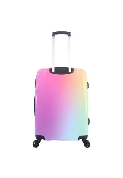 Saxoline Harde Koffer / Trolley / Reiskoffer - 64 cm (Medium) - Rainbow Print