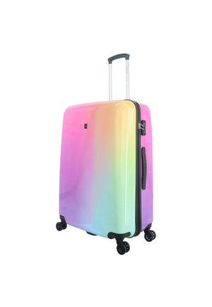 Saxoline Harde Koffer / Trolley / Reiskoffer - 74 cm (Large) - Rainbow Print