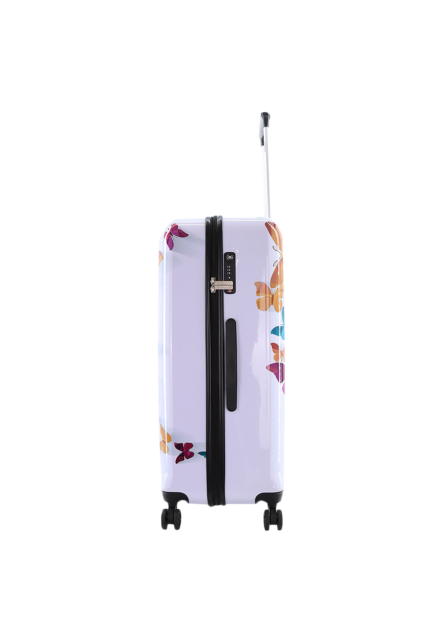 Saxoline Hard Case / Trolley / Travel Case - 76 cm (Large) - Butterfly Fun Print