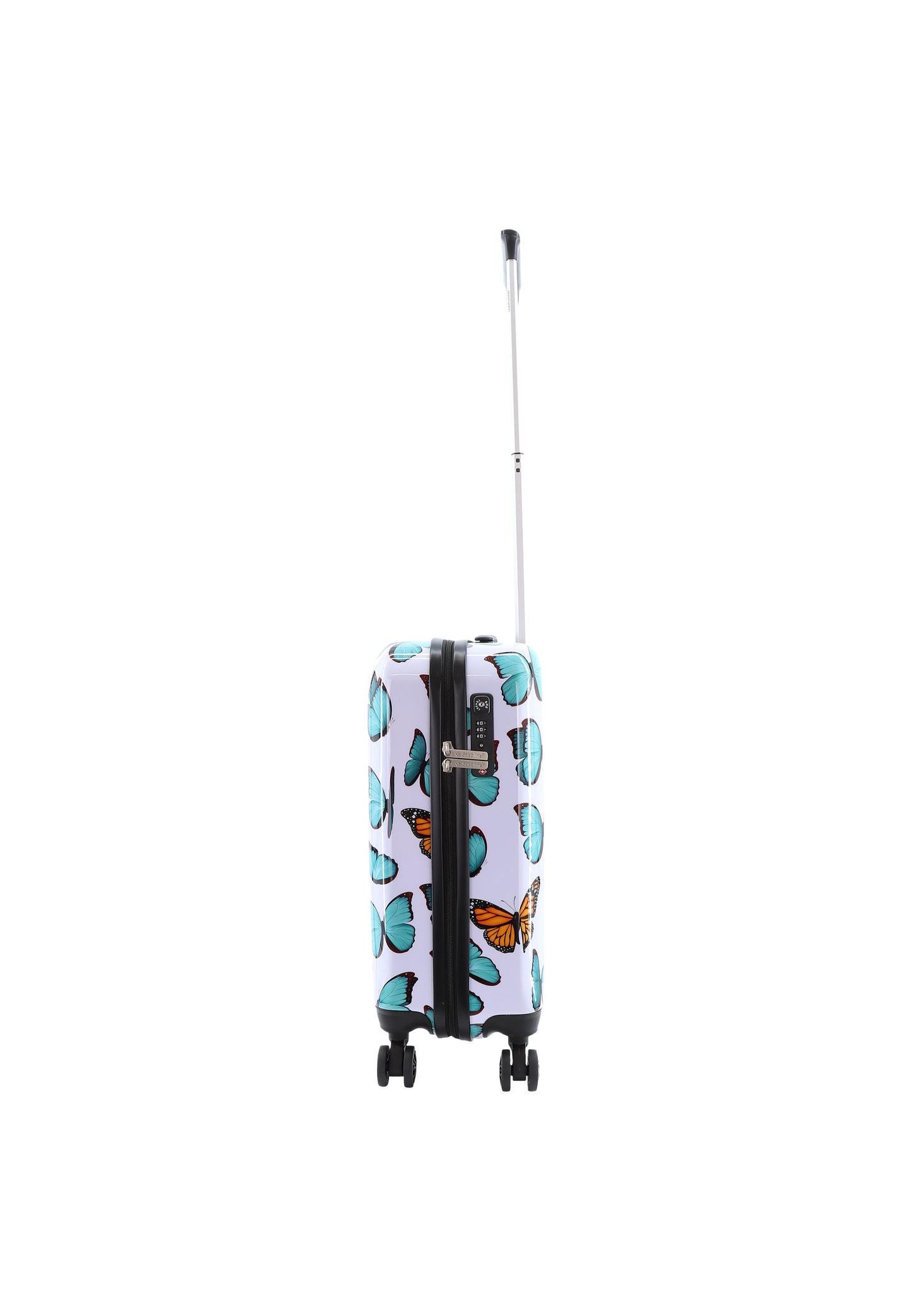 Saxoline Handbagage Harde Koffer / Trolley / Reiskoffer - 55cm (Small) - Springful Print