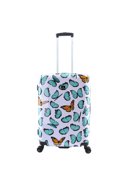 Saxoline Harde Koffer / Trolley / Reiskoffer - 66 cm (Medium) - Springful Print