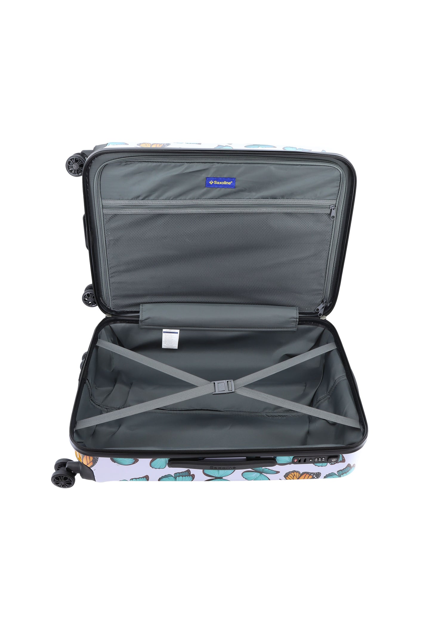 Saxoline Hard Case / Trolley / Travel Case - 66 cm (Moyen) - Imprimé printanier