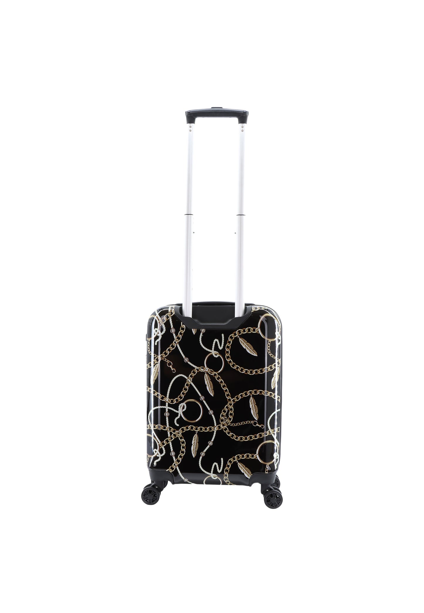 Saxoline Handbagage Harde Koffer / Trolley / Reiskoffer - 55cm (Small) Golden Age Print